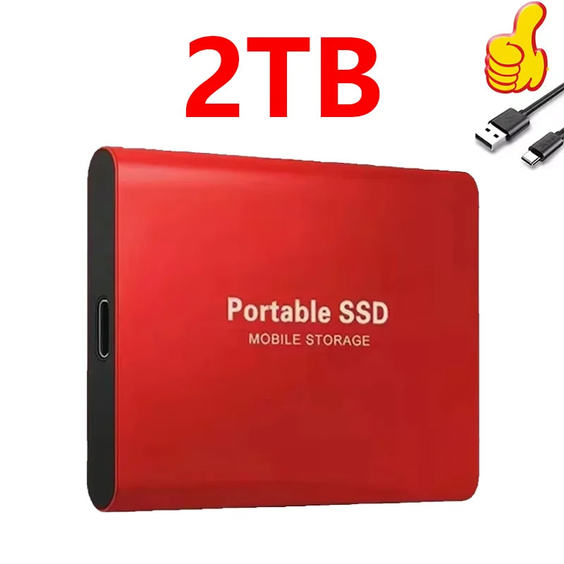 SSD esterno ad alta capacità 256TB HD esterno portatile 2TB Usb3.1 Potente disco a stato solido 1TB per laptop/computer/MAC/telefono