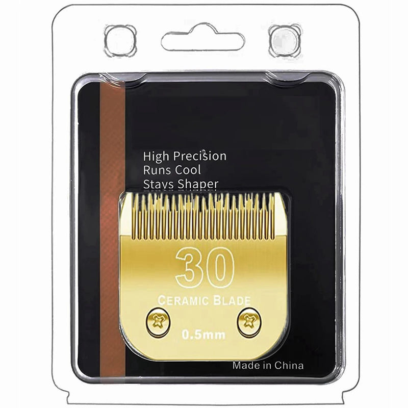 Set di lame in ceramica rimovibili di ricambio per tagliacapelli per cani da compagnia compatibili con Tosatrici Andis,Oster A5,Wahl serie KM10