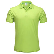 Polo da Golf traspirante ad asciugatura rapida T-Shirt uomo estiva a maniche corte - immagine 15