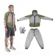 Outdoor Mosquito Repellent Suit Bug Jacket Mesh abiti con cappuccio pesca giacca da