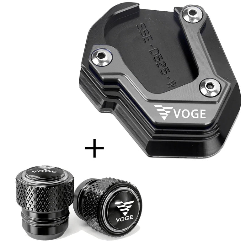 Estensione Cavalletto Laterale Moto VOGE DS900X DS525X DS625X 300 Rally – Base Maggiorata Antiscivolo in Alluminio CNC