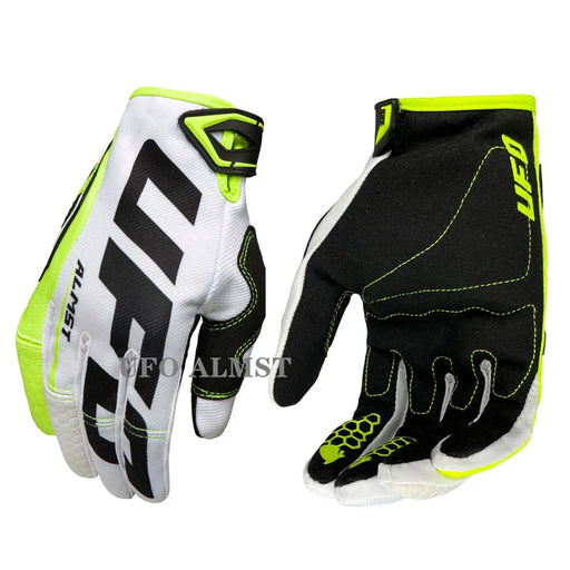 Guanti Moto Enduro Motocross UFO Almst – Antiscivolo, Traspiranti e Antiurto con Touch Screen, Guanti MX ATV Estivi - Campeda