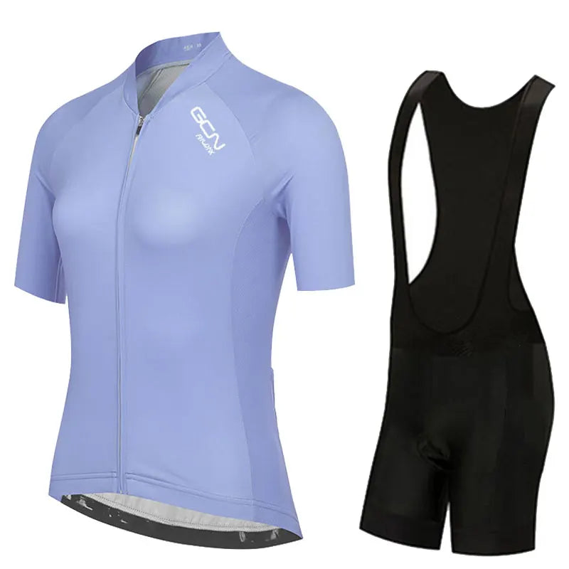 Set di maglie da ciclismo a maniche corte donna - immagine 3