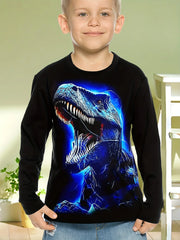 Abbigliamento per bambini Ragazzi Tshirt Manica lunga Cool Gamepad Modello Stampa - immagine 15