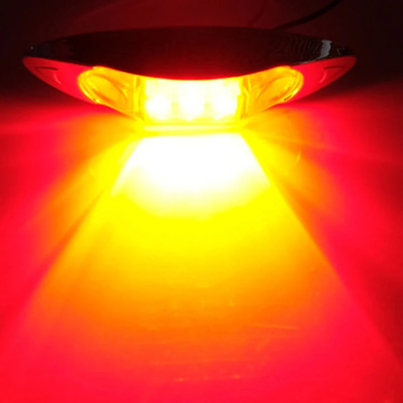 4 pezzi luci per barche marine di cortesia a LED cabina ponte passerella - Red