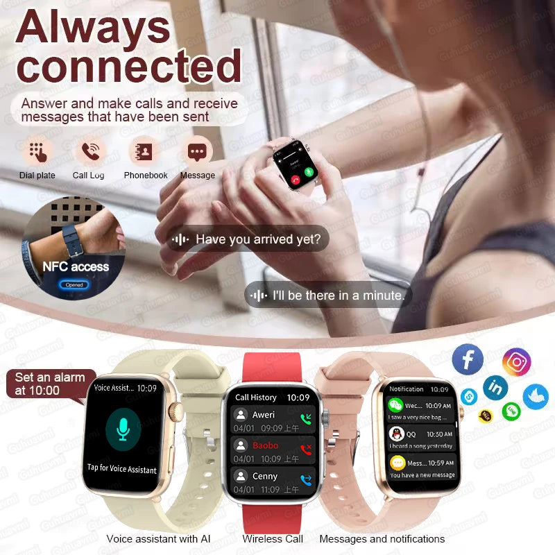 nuove donne uomini AI Smart diagnosi orologio HRV PPG pressione sanguigna - immagine 4