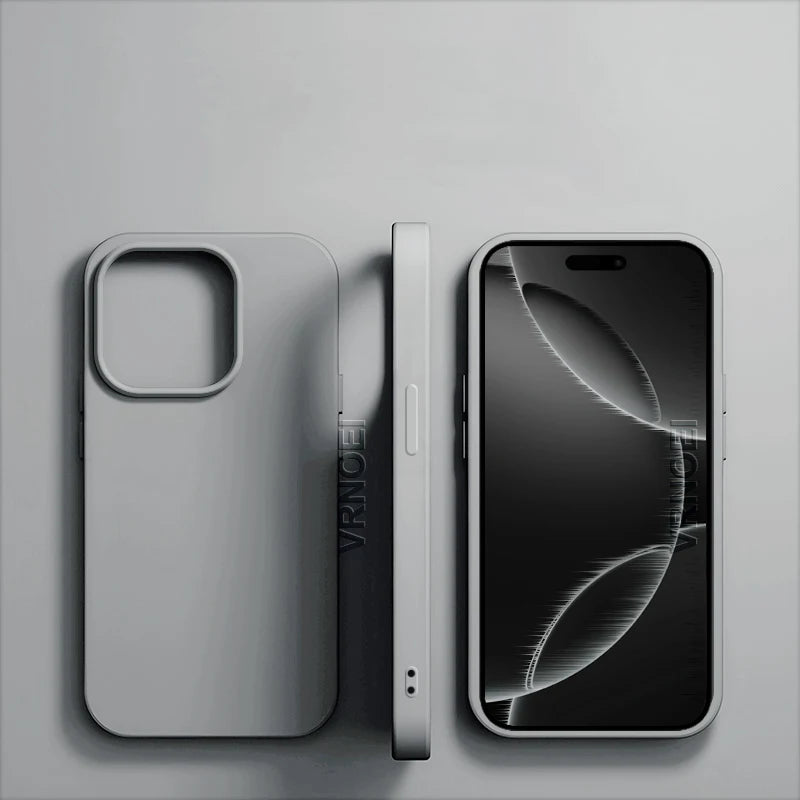 Custodia per telefono in silicone liquido originale per APPLE iPhone 11 13 12 14 15 16 Pro Max Plus 16E Custodie Cover posteriore protettiva antiurto