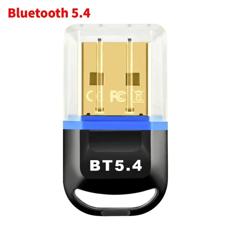 Adattatore USB Bluetooth 6.0 Dongle Bluetooth 5.4 per PC Windows 11/10/8.1 Trasmettitore ricevitore Bluetooth per tastiera/mouse