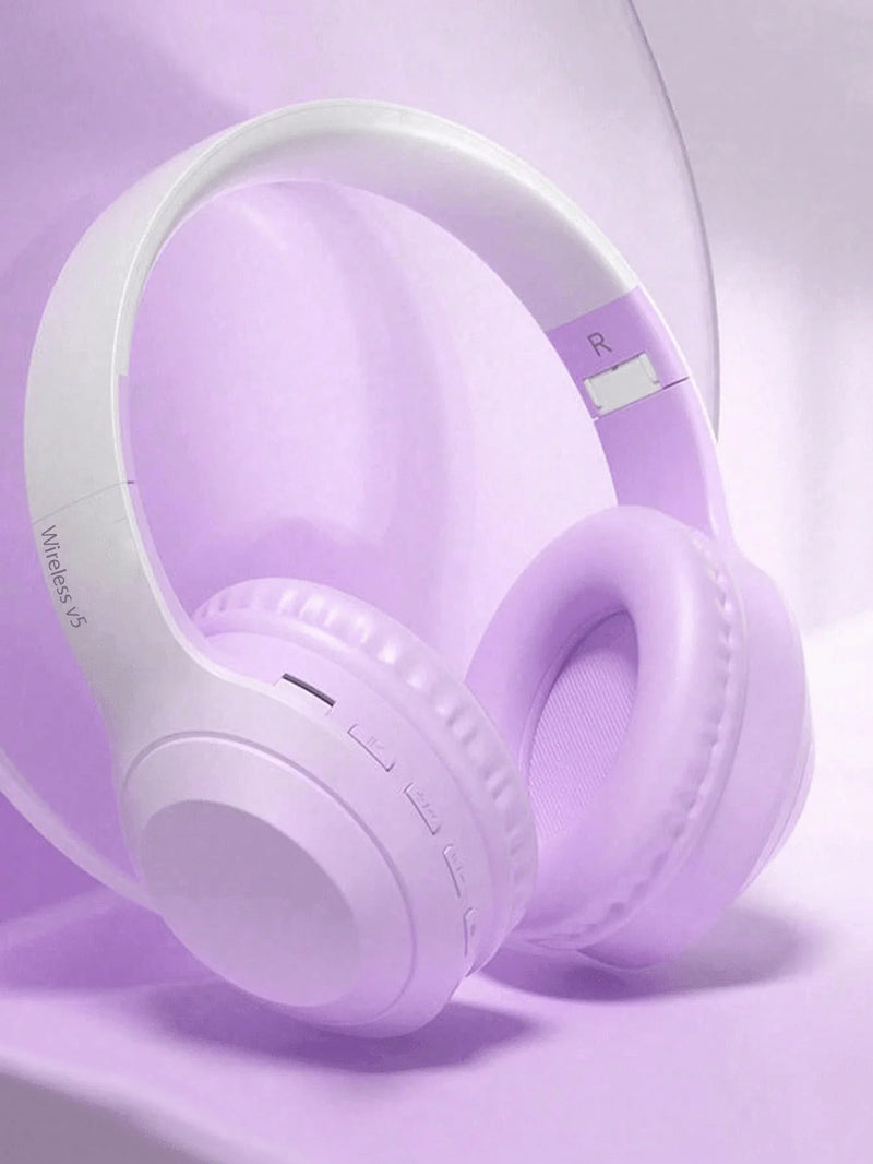 Auricolari da gioco con cancellazione del rumore montati sulla testa Bluetooth 5.3 senza fili con suono surround stereoscopico ad alta fedeltà