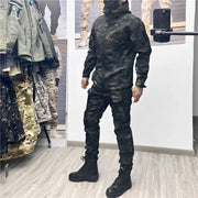 Tuta da combattimento Soft Shell Uniforme militare Giacche militari Top con cappuccio - immagine 6