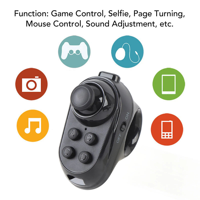 Joystick per gamepad wireless con telecomando Bluetooth VR a forma di anello per girare tablet laptop smartphone selfie pagina lanciando