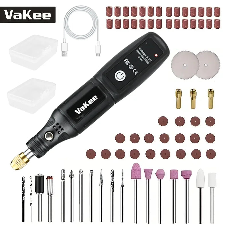 Mini trapano elettrico USB ricaricabile penna per incisione senza fili strumenti Dremel utensile rotante trapano a mano senza fili mini lucidatore per mano