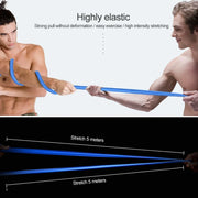 Fasce elastiche per yoga espansore cerchi fianchi portatili Pilates Cintura di - immagine 5
