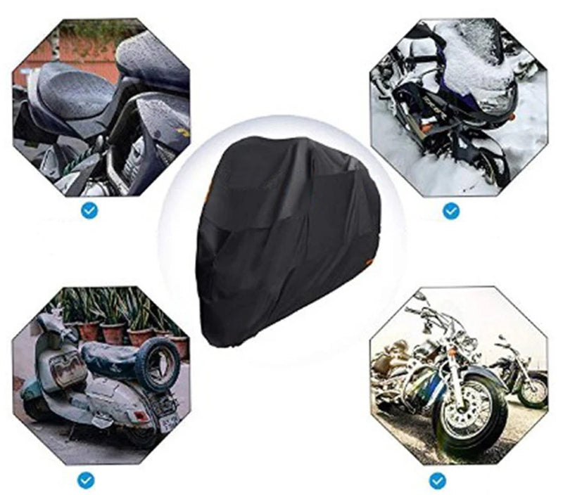Telo Coprimoto Impermeabile Universale – Copertura Moto Anti-UV Antipolvere per Scooter e Moto (M-4XL, 11 Colori) - Campeda