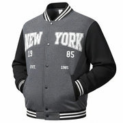 Giacche da Baseball Stile American College Abbigliamento Streetwear Uomo - immagine 5