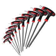 Set di strumenti per chiavi a brugola con chiave esagonale con impugnatura a T da 10 pezzi Set di chiavi torx con impugnatura a T a stella con comodo