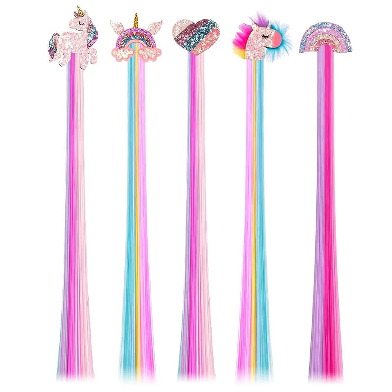 5 fermagli per capelli a forma di unicorno ragazze