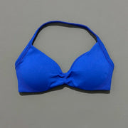 Reggiseno sportivo con spalline Intimo yoga Donna Palestra Top Corsa Esercizio senza - Deep Sea Blue - immagine 16