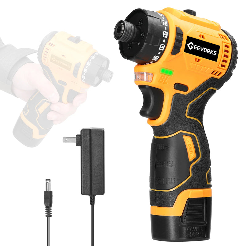 16.8V Lithium Electric Screwdriver Torque 55Nm Multifunctional Repair Tool Kit Electric Screwdriver for Home Appliances