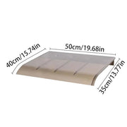 Tettuccio invisibile per porta d'ingresso 40x40 cm finestra PC resistente - immagine 8