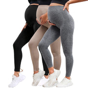 Leggings premaman elastici a vita alta skinny per le donne incinte Supporto la
