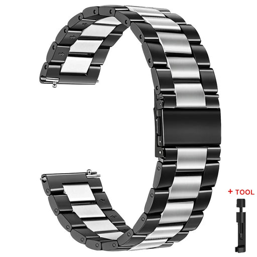 Cinturino Acciaio Inossidabile 20mm/22mm – Compatibile Samsung Galaxy Watch, Huawei GT, Amazfit - Campeda