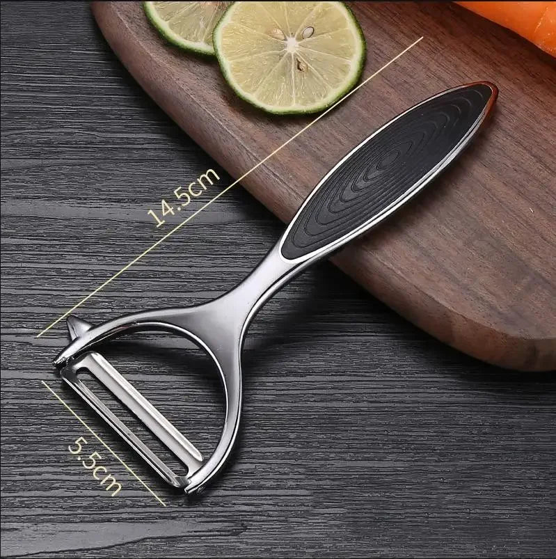 Pelapatate in acciaio inossidabile Pelapatate multifunzione Grattugia per carote Utensili per frutta Accessori da cucina Cucina Pelador