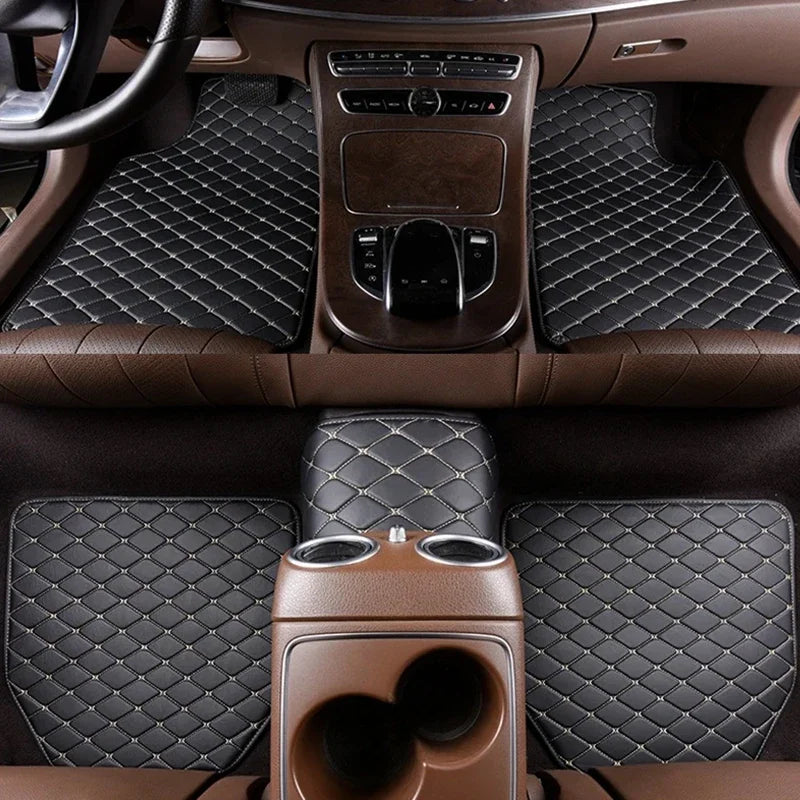 Tappetini Auto 5 Pezzi Universali – Impermeabili, Antiscivolo e Facili da Pulire - Campeda