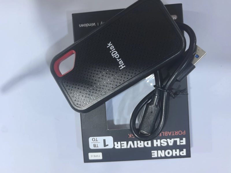 Unità SSD portatile Disco rigido ad alta velocità da 1 TB Disco rigido esterno da 2 TB/4 TB Tipo C/USB 3.1 Dispositivo di archiviazione originale per laptop/PC/Mac