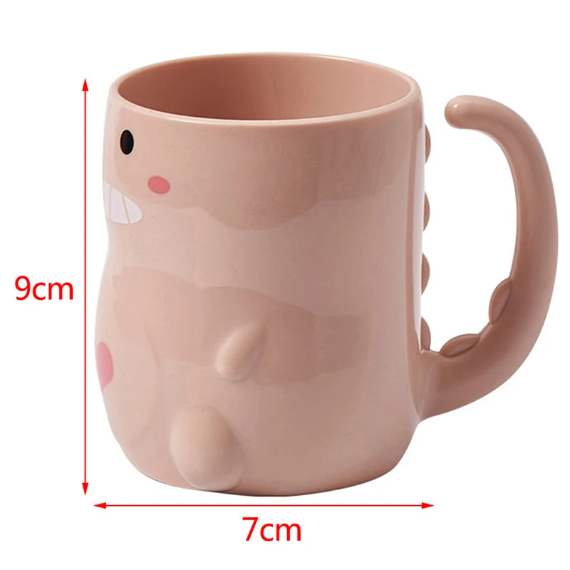 Cute Cat collutorio mug tazza per spazzolino da denti Home Travel Cartoon addensato Wash Cup tazze di plastica