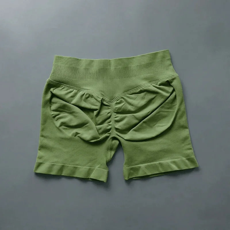 Pantaloncini da Yoga per Fitness | Pantaloncini sportivi da donna da 4,5 pollici per corsa ed esercizio, alternativa di qualità ai marchi più famosi, abbigliamento da palestra senza cuciture modellante.