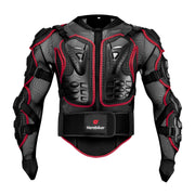 Giacca Protettiva Moto HEROBIKER – Armatura Motocross Antiurto con Protezioni Schiena Petto Spalle (S-5XL) - Campeda