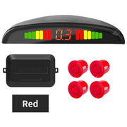 Kit Sensori Parcheggio Auto 4 Sensori 22mm – Radar Retromarcia con Display LED Retroilluminato, Sistema 12V Universale (8 Colori) - Campeda