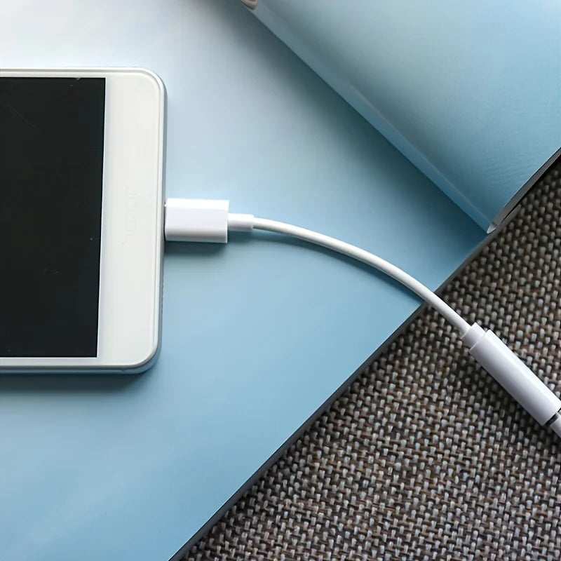 Adattatore Aux da tipo C a 3 5 mm 8 pin per iPhone - immagine 2