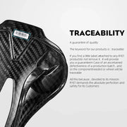 RYET Sella per bicicletta stampata in 3D 120g Cuscino carbonio 250x140mm Sedile bici - immagine 3