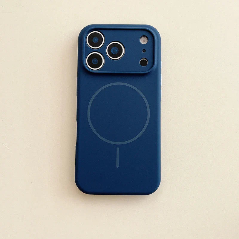 Custodia in silicone tinta unita per iPhone 17 Pro