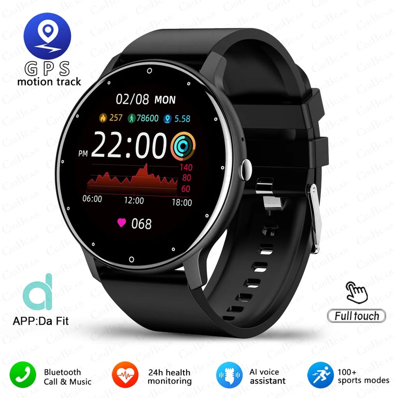 Smartwatch Ultra-Sottile per Uomo 100+ Modalità Sportive - Black - immagine 2