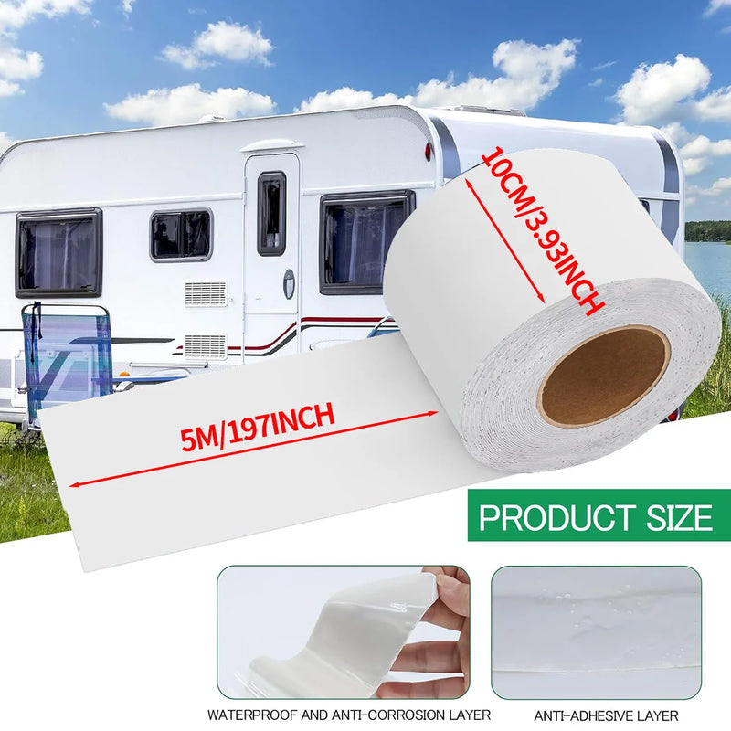 Nastro sigillante per camper impermeabile bianco - immagine 8