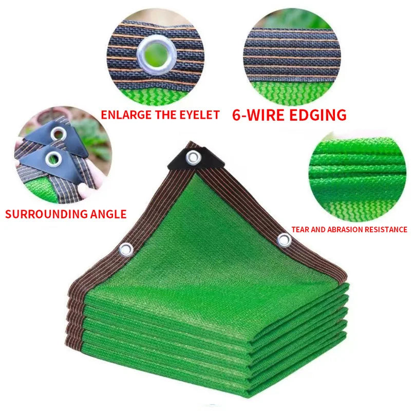 Parasole in HDPE beige per piante da giardino, protezione UV, parasole per esterni, parasole per piscina 75-80%