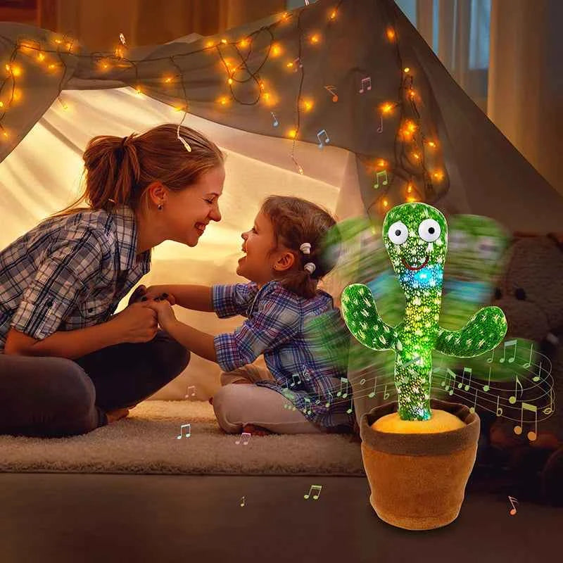 Bambini che ballano cactus parlante giocattoli interattivi parlanti soleggiati cactus peluche elettronico decorazione della casa per bambini regali di Natale