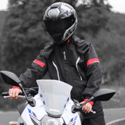 WOSAWE impermeabile da moto riflettente uomo tuta Motocross giacca antipioggia divisa - immagine 5