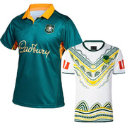 Australia KANGAROOS rugby JERSEY pantaloncini gilet giacca maglietta da T-shirt con