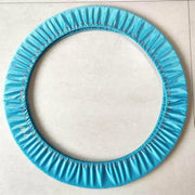 Copertura per Cerchio da Ginnastica Ritmica in Velluto Dorato - Light blue Diameter 60--65 - immagine 4