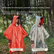 Coperta Termica di Emergenza in Mylar (1-10pz) – Poncho Isotermico Survival Anti-Freddo & Outdoor - Campeda