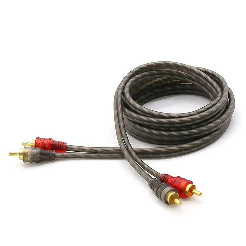 Cavo segnale audio Ofc 2 Maschio a 2 maschio cavo audio RCA amplificatore connettore RCA 0,5 m/1,2 m/2 m/3 m/5 m Cavo RCA per auto
