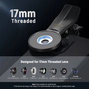 NEEWER Morsetto universale per telefono obiettivo filettato da 17 mm - immagine 3