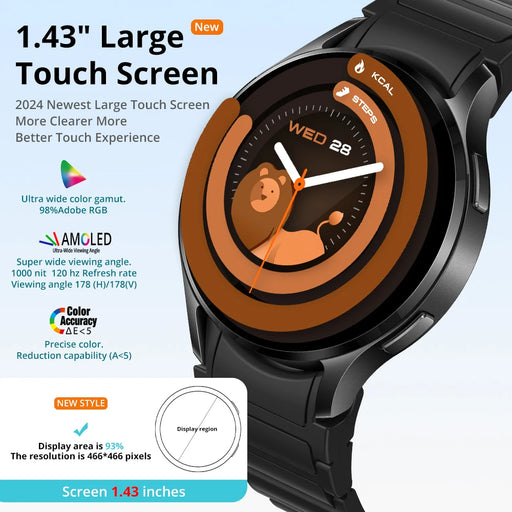 COLMI i28 Ultra AI Smartwatch Display AMOLED Da-GPT integrato - immagine 2