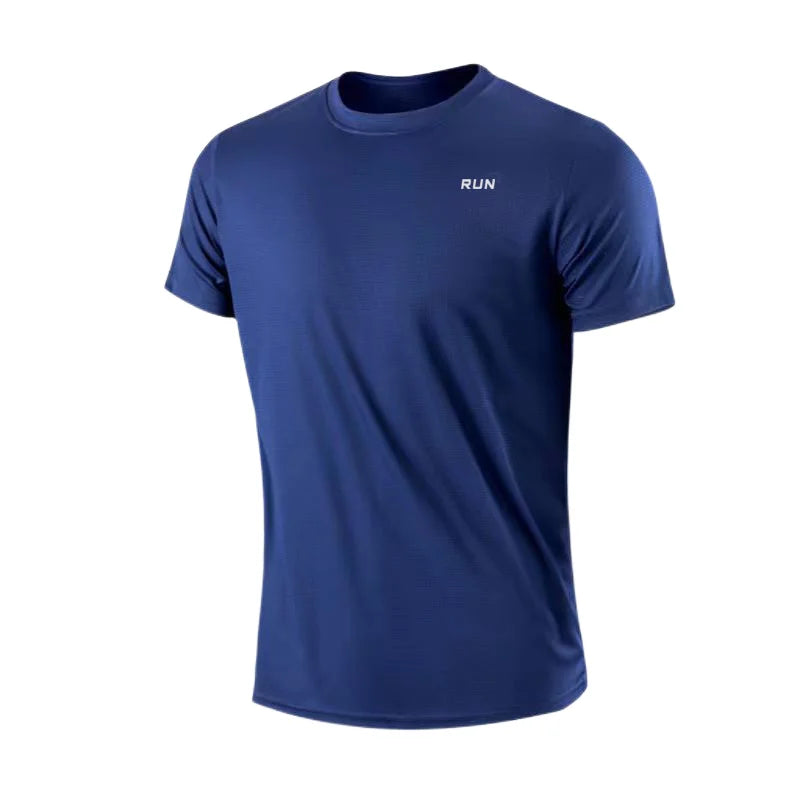 T-shirt da uomo a maniche corte ad asciugatura rapida palestra - immagine 11