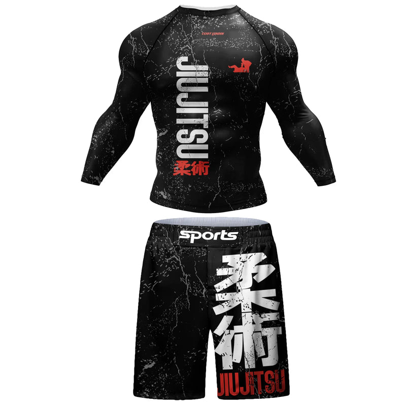 Completo Sportivo Cody: Magliette e Pantaloni a Compressione per MMA - immagine 19