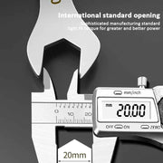 Chiave aperta ultrasottile Chiavi a cricchetto da 5-32MM Chiavi universali Chiave a doppio scopo per strumento di riparazione auto moto bicicletta